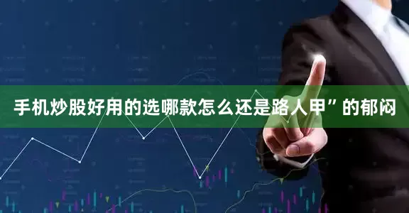 手机炒股好用的选哪款怎么还是路人甲”的郁闷